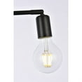 thumbnail image 4 of Living District LD2348BK Zane 2 Lights Flush Mount, Black, 4 of 4