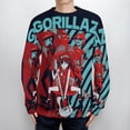 thumbnail image 4 of Gorillaz Unisex Sweater Long Sleeve Fall Casual Crewneck Tops Pullover Active Streetwear Fashion Sweatshirt 3XL, 4 of 6