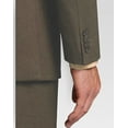 thumbnail image 2 of Mens Three Piece Two Button Modern Fit Italian Styled Single Breasted Suit Set | Black White Taupe Sapphire Eggplant Olive Navy Brown, 2 of 4