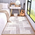 thumbnail image 3 of Junovo Washable Upgrade Area Rug Super Soft Rugs with Non-Slip Backing, for Living Room/Bedroom,6'x9',Khaki, 3 of 8