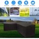 thumbnail image 3 of Funda de sofá seccional para muebles de exterior, fundas para muebles de exterior, protección resistente al agua, resistente al viento, al polvo, anti-UV, para sofás en forma de L, fácil limpieza y, 3 of 5