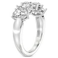 thumbnail image 4 of IGI Certified Pear Shape Lab Grown Diamond Anniversary Band Ring For Women | 5 Stone 5 CT TW In 14K White Gold | FG-VS1-VS2 Quality Blakely Friendly Diamonds Band Ring, 4 of 5