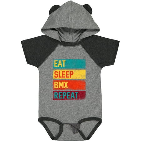 

Inktastic BMX Biking Motocross Eat Sleep BMX Repeat Gift Baby Boy or Baby Girl Bodysuit