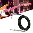 thumbnail image 3 of Opolski Audio Cable Professional 6.35mm Plug Straight to Right Angle Instrument Cord for Electric Guitar, 3 of 9