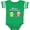 Football Green and White, variant on Inktastic Merry Christmas Owls Boys or Girls Baby Bodysuit