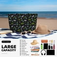 thumbnail image 5 of Sigee Space Rockets Print Extra Large Waterproof Beach Travel Bag with Zipper - Durable and Versatile for Vacation, Gym, and Daily Use, 5 of 7
