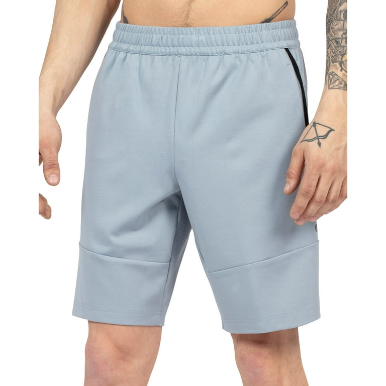 Apana Men's Shorts Slim Fit Athletic Performance Yoga and Gym Shorts with  Hem - Side Pockets 9 Inch Inseam Essential Short