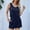Dark Blue, variant on Generic Women's Summer Sleeveless Solid Rompers Casual Baggy Short Jumpsuit with Pockets