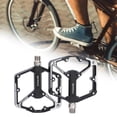 thumbnail image 1 of Pedales de bicicleta de montaña sellados 3 rodamientos Pedales de de bicicleta Aleación de aluminio Plano Ligero para BMX Ciclismo de Negro Macarena pedales de bicicleta de montaña, 1 of 8