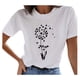 thumbnail image 2 of Puntoco Blusa de manga corta informal con estampado vintage de verano para mujer Puntoco Puntoco-5609, 2 of 5