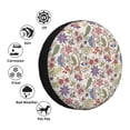 thumbnail image 4 of Sikiie Paisley Flowers PVC Leather Spare Tire Wheel Cover Spare Tire Cover, for Car Truck SUV Camper Trailer Universal Fit(14-17in)-16 inch, 4 of 6