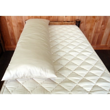 Holy Lamb Organic Cotton Natural Wool Body Pillow 17 X 53