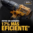 thumbnail image 3 of Taladro Percutor Atornillador DeWALT Inalámbrico 1/2 Pulgadas 20V Motor sin Carbones Bateria Ion de Litio DCD7781D1, 3 of 5