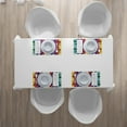 thumbnail image 4 of Ambesonne Colorful Place Mats Set of 4, Diagonal Houndstooth, Standard Size, Multicolor, 4 of 4