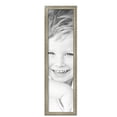 thumbnail image 2 of ArtToFrames 8" x 31" Silver Compo Dark Wash Picture Frame, 8x31 inch Silver Wood Poster Frame (WOM-5227),  Pack, 2 of 7
