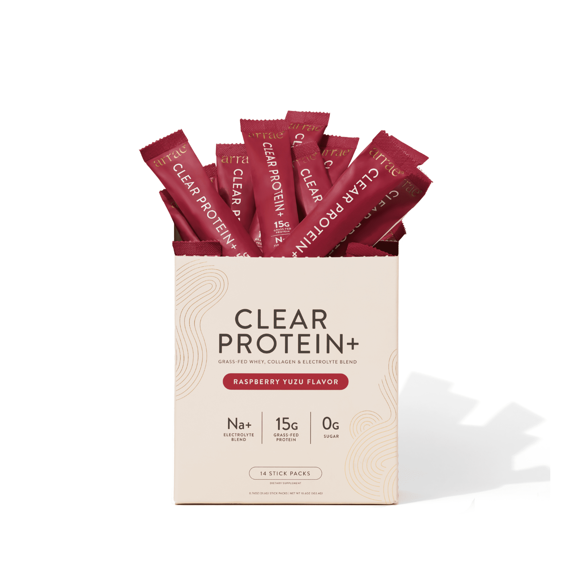 Arrae Clear Protein+ 15g Raspberry Yuzu (14ct)