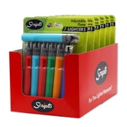 (3 pack) Scripto Views, Adjustable Flame, Pocket Lighter, Multi-Color (7 Count)