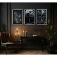 thumbnail image 3 of Vintage Gothic Canvas Wall Art Dark Academia Pictures Wall Decor Spooky Dark Rose Posters Prints Paintings for Bedroom Living Room Artwork Home Decoration Unframed, 3 of 6