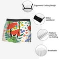 thumbnail image 5 of Kdxio Men's Boxer Briefs with Mushroom and Frogs Print - Comfortable and Breathable Underwear for Everyday Wear, 5 of 7