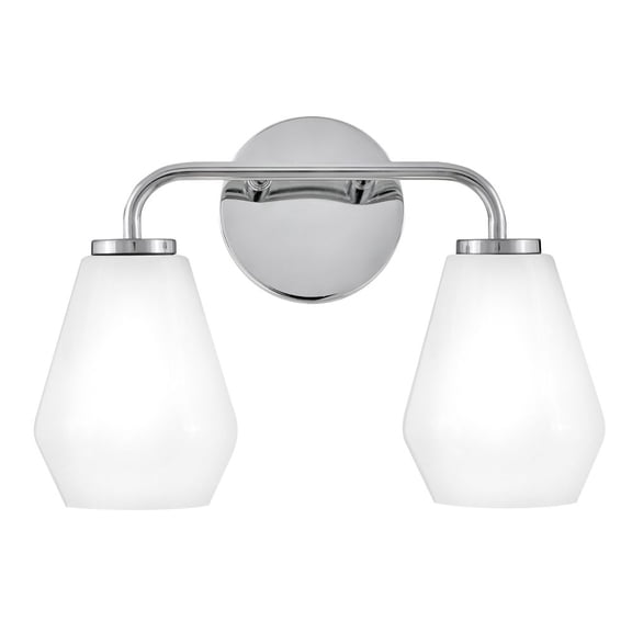 85502CM Lark Gio - 20W 2 LED Bath Vanity-10.25 Inches Tall and 14.75 Inches Wide-Chrome Finish