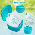 thumbnail image 3 of Lieonvis Denture Case,Denture Cup with Strainer,Complete Clean Care for Dentures,Denture Bath Box False Teeth Storage Box with Basket Net Container Holder, 3 of 9