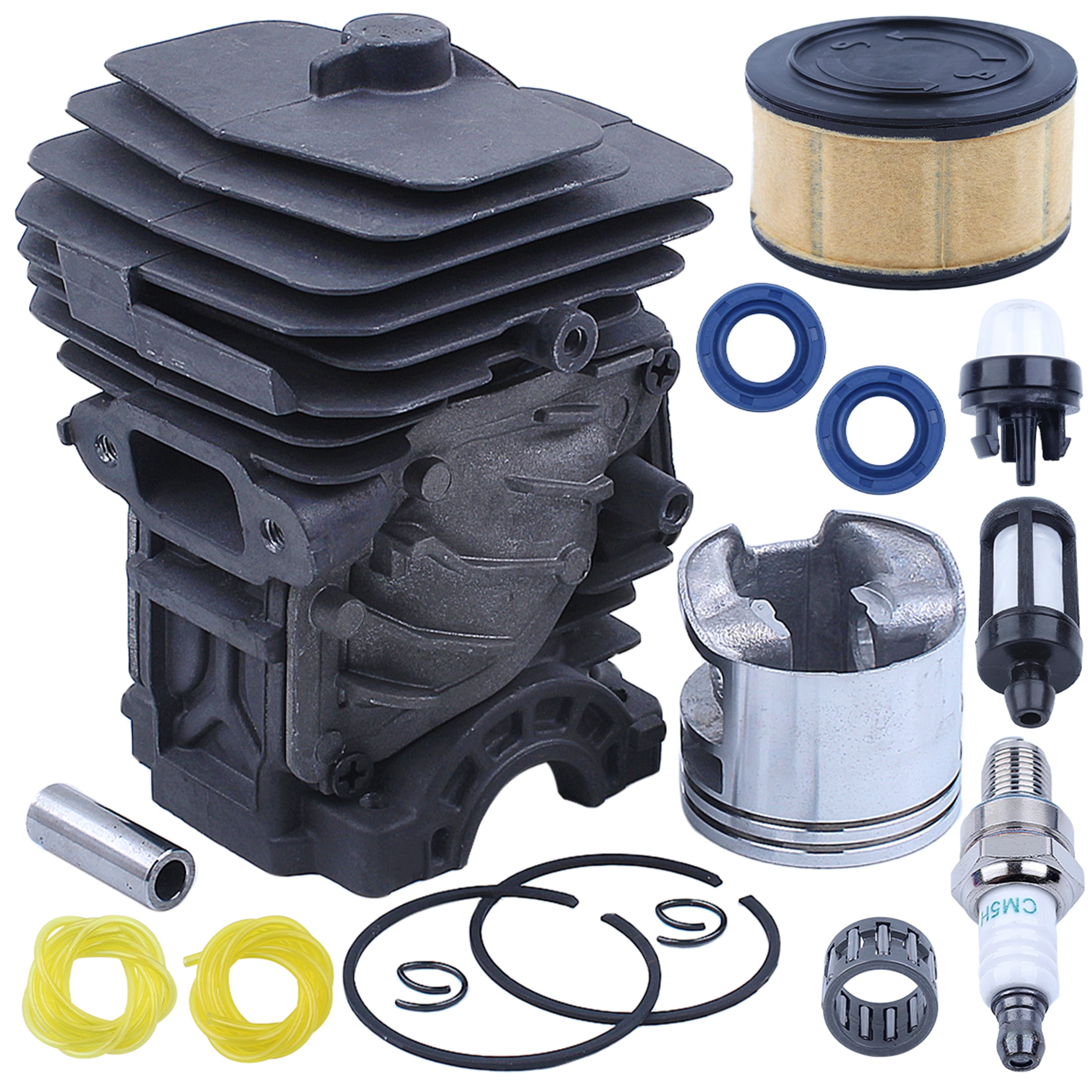 Mtanlo 44mm Cylinder Piston Tune Up Oil Seal Kit For Stihl MS251 Chainsaw  1143 1207 US, Cylinder, Piston, Pin, Ring, Circlip, Air Filter, Oil Seal