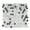 Black & White, variant on The Tile Life Eterna Penny 4" x 4" Mauna Blis Glass Round Mosaic Tile Sample 1 Piece