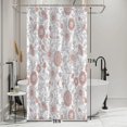 thumbnail image 2 of 36x72 Inch Farmhouse Leaves Fabric Long Shower Curtain Brilliant Plant Wildflower Polyester Bath Curtain Rustic Natural Floral Shower Curtains for Kids Bathroom Decor Waterproof with Hooks, 2 of 6