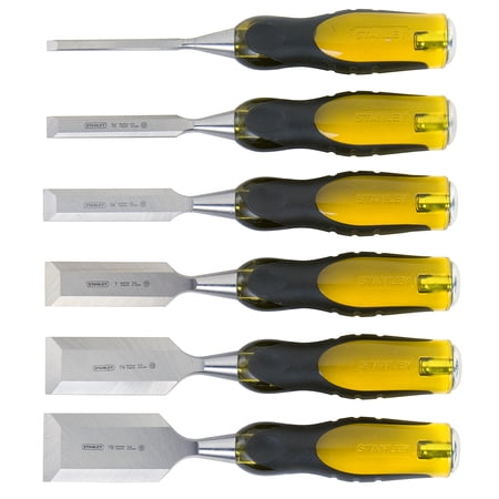 UPC: 0076174169713 | STANLEY FatMax 16-971 6-Piece Short Blade Chisel Set