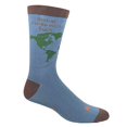thumbnail image 2 of "Global Pandemics Suck," Anydaze Mens Crew Socks, with Soft Combed Cotton and Smooth Seamless Toe, 2 of 3