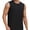 Black, variant on Mens Tank Top Quick Drying Workout Sleeveless Gym Muscle Shirts Solid Color Lightweight Wicking Athletic Tee Shirt Grey, Size XXXXL