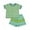 Green, variant on Cloud Mine - Baby Boys Short Sleeve Stripe Short Set 24682-6Months (olive)