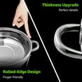 thumbnail image 3 of PRIJESSE 4-Pack Chafing Dish Buffet Set, 6QT Round Buffet Servers and Warmers Set, Stainless Steel Catering Food Warmer with Lid for Party, 3 of 7