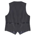 thumbnail image 3 of Gioberti - Chaleco formal para hombre, color carbón, talla 5XL, 3 of 5