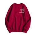 thumbnail image 2 of Cute Ghost Halloween Sweatshirts for Women 2025 Long Sleeve Crewneck Spooky Season Graphic Sweatshirt Pullover Tops, 2 of 4