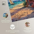 thumbnail image 4 of Art Remedy Modern Coastal Canvas, 24" x 36", Gallery Wrapped, Shopping at the Beach II, 4 of 7