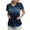 A02_Dark Blue, variant on Towmus Christmas Scrub Tops Women Plus Size Scrub Shirt Nurse Uniforms Xmas Print V-Neck Tunic Tops with Pockets S-3XL