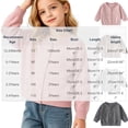 thumbnail image 4 of akafmk Cardigan Sweater for Girls Soft Cotton Cardigans V Neck Button Down Casual Knit Outerwear Versatile Fall Clothes, Size 0-1 Year, 4 of 8