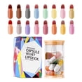 thumbnail image 2 of Fiudx Mini Juego de Labiales, Cápsula Portátil, Brillo Labial Hidratante, Reparador de Maquillaje Diario, Compañero de Viaje, Regallo Exquisito, Ideal para Cualquier Ocasión, Incluye 6 Tonos Vibrante, 2 of 7