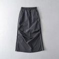thumbnail image 2 of Annhoo Cargo Skirts for Women Drawstring Elastic Waist Midi Skirts Quick Dry Casual A Line Skirt with Pockets, 2 of 7