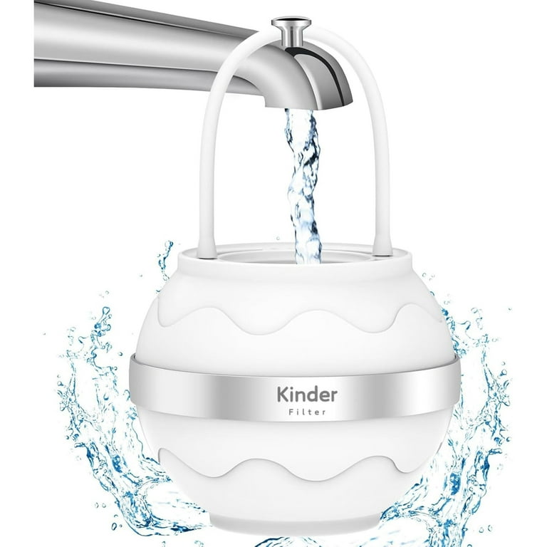 Bathtub Water Filter Baby Bath Support With KDF-55 - Remove Chlorine ...