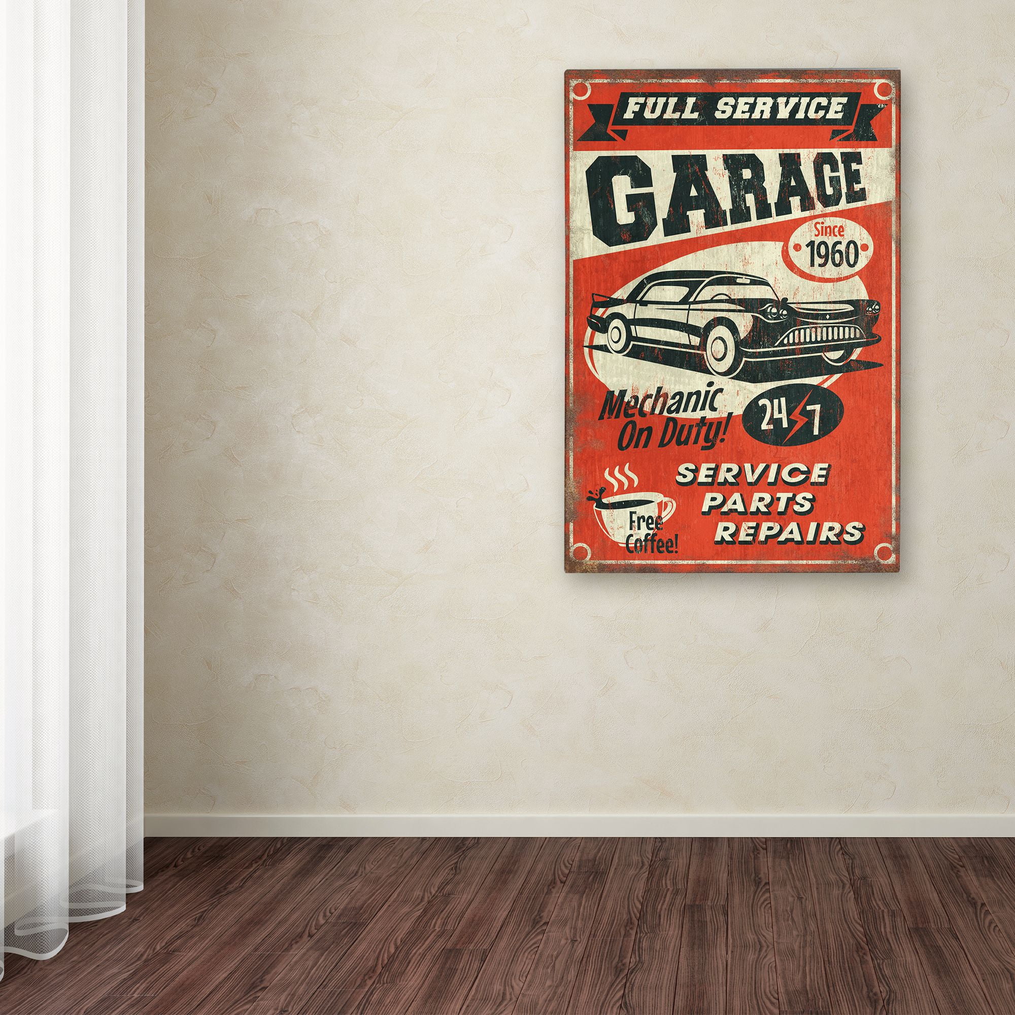 Lantern Press 'Car 4' Canvas Art