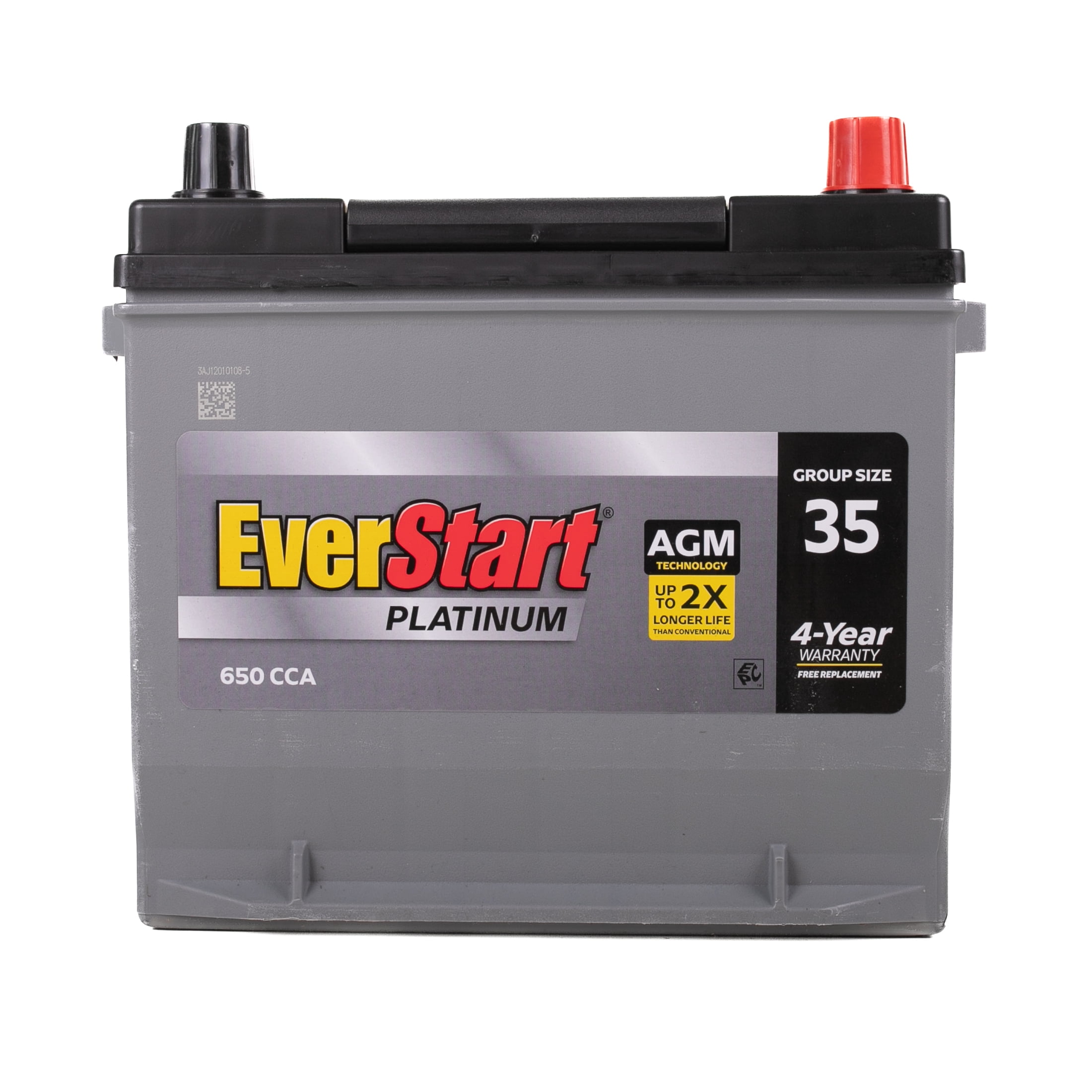 EverStart Platinum AGM Battery, Group Size 35 Automotive Battery