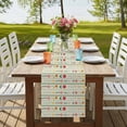 thumbnail image 4 of Table Runners 48 Inches Long Dress Scarves, Green Spring Floral Farmhouse Kitchen/Dining Table Runner, Short Coffee Tablerunners, Colorful Summer Flowers Vintage Botanical 13x48 Inch, 4 of 9
