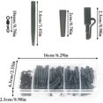 thumbnail image 5 of 120Pcs Carp Fishing, Fishing Accessories Kit, Anti-Tangle Sleeves, Safety Lead Clips, Fishing Line Aligner with Box, Rubber and Tapered Tube (4 Types), 5 of 5