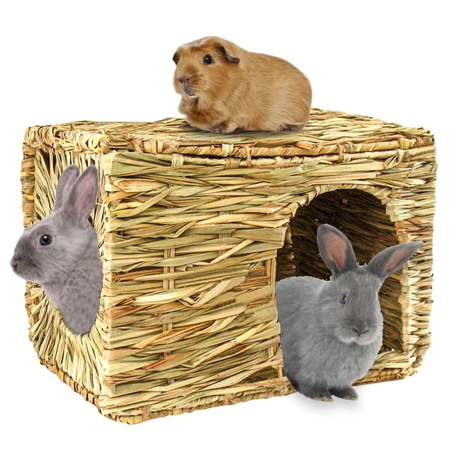 Pajita plegable Hercocci de Grass House, extra grande, para conejos