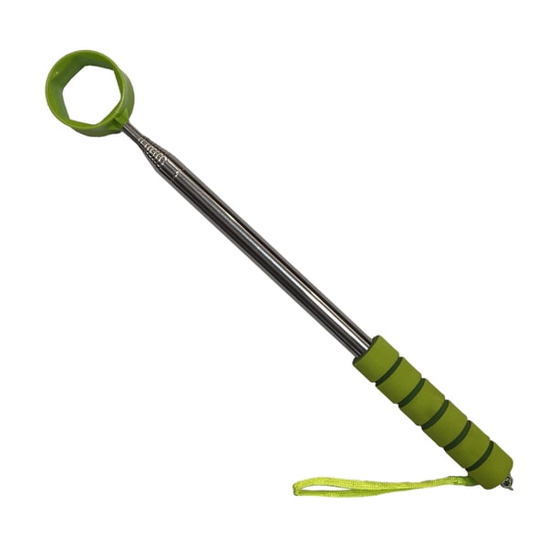 Recuperador de pelotas de golf, herramienta de agarre extensible, cómodo entrenamiento de golf. Verde