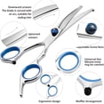 thumbnail image 4 of Safety Pet Grooming Scissors Round Head 6 Inch Down Curved Dog Hair Scissors Thinning Pets Shears, 4 of 8