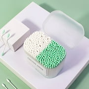 Apmemiss Clearance Pointed Tip Cotton Swabs, 300 Count Double Precision Tips Cotton Swabs Round Head Cotton Buds, Cotton Buds for Makeup, Personal Care, Crafts