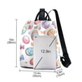 thumbnail image 3 of FORMRS Women's Travel Backpack Purse Anti-Theft Hidden Pockets Casual Shoulder Bag, Pastel Easter Pattern, 3 of 7